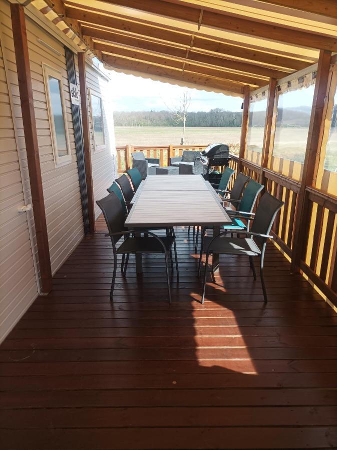 Mobil Home Le Galland De Dugny Онзен Екстер'єр фото